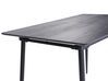 Table à manger extensible grise 120/160 x 80 cm GELANDA_886363