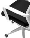 Chaise de bureau design noir blanc LEADER_729867