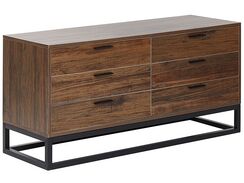 Lipasto 6 laatikkoa tumma puu DELTA Lipasto 6 laatikkoa tumma puu DELTA