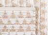 Teppich Baumwolle beige 80 x 150 cm Kurzflor TUNCELI_513479
