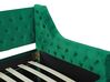 Rozkládací sametová postel 9 x 200 cm zelená MONTARGIS_827016