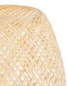 Lámpara de mesa de madera de bambú clara/negro 30 cm BOMU_785042