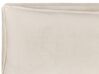 Letto matrimoniale contenitore tessuto beige chiaro 160 x 200 cm BAJONNA_912477
