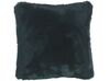 Set of 2 Faux Fur Cushions 42 x 42 cm Green TANDUR_801419