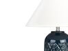 Keramická stolní lampa tmavě modrá TELIRE_849288