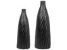 Dekoratívna terakotová váza 45 cm čierna FLORENTIA_735958