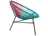 PE Rattan Accent Chair Blue and Pink ACAPULCO_718120