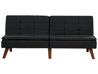 Fabric Sofa Bed Black RONNE