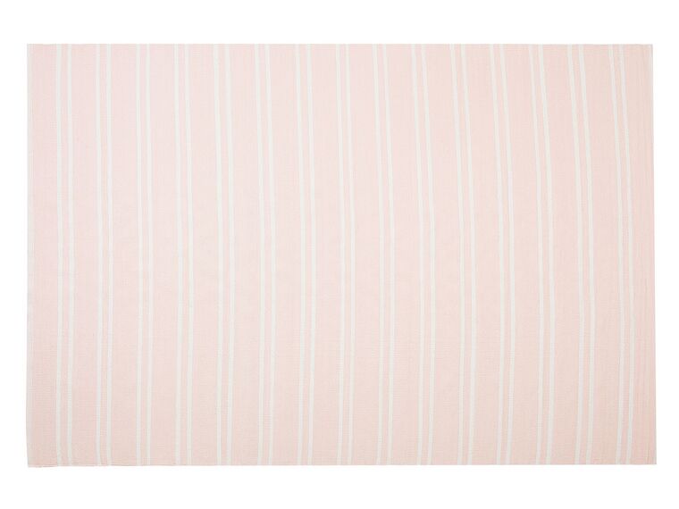 Tapete de exterior rosa 140 x 200 cm AKYAR_734547