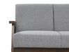 3 Seater Fabric Sofa Grey ASNES_786841