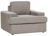5 Seater Fabric Living Room Set Taupe ALLA_893770