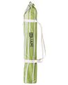 Ombrellone da giardino in tessuto verde e  bianco ⌀ 150 cm MONDELLO_848593