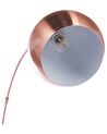 Metal Floor Lamp Copper PAROO_702333