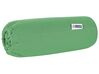 Drap-housse en coton 160 x 200 cm vert JANBU_845583