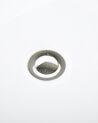 Badewanne freistehend silber oval 170 x 80 cm PINEL_793062