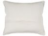 Boucle Sofa Bed with Storage Cream White VALLANES_904228