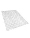 Oboustranný šedý koberec s geometrickým vzorem  140x200 cm AKSU_805116