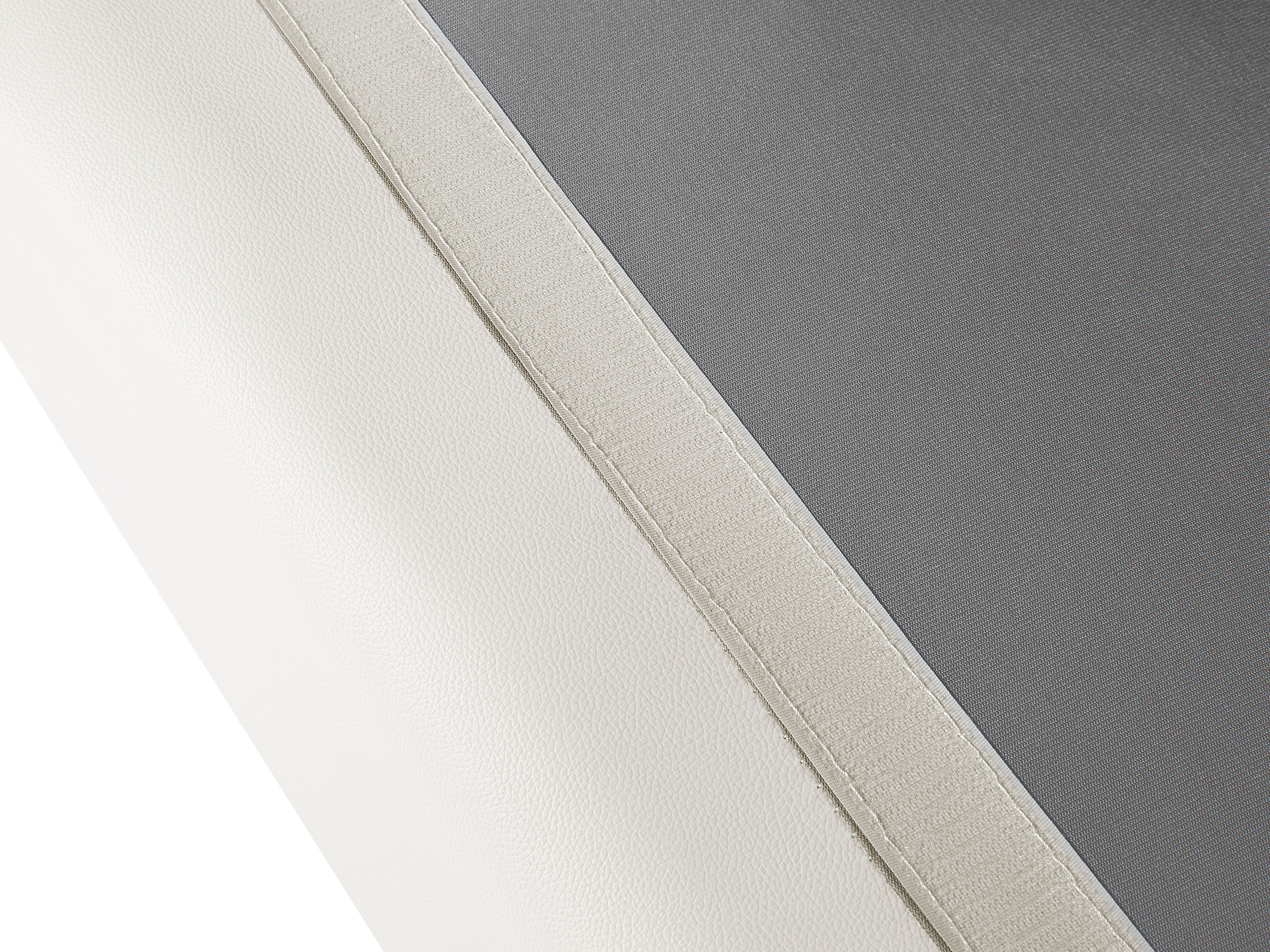 Fotel skórzany biały HELSINKI