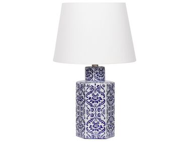 Table Lamp White and Blue MARCELIN