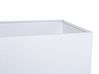 Lámpara de mesa de metal blanco/plateado 62 cm YASUNI_673273