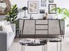 3 Drawer Sideboard Concrete Effect with Black BLACKPOOL_775115