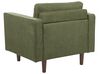 Conjunto de sofás 4 lugares em tecido verde NURMO_896061