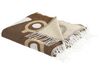Blanket 130 x 170 cm Brown SIDDHA_834571