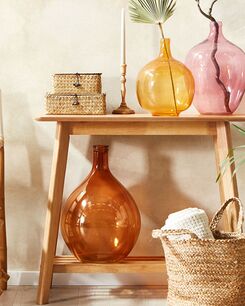 Kukkamaljakko lasi oranssi 34 cm GOSHT Kukkamaljakko lasi oranssi 34 cm GOSHT