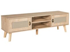 TV-taso 2 kaappia 2 hyllyä vaalea puu PARTON