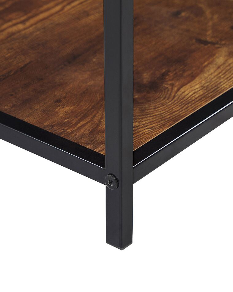 Tribesigns Table Basse Rectangulaire 120cm Bois Brun Rustique - Meuble Salon Moderne