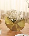 Vaso decorativo em metal dourado 26 cm HATTUSA_823138