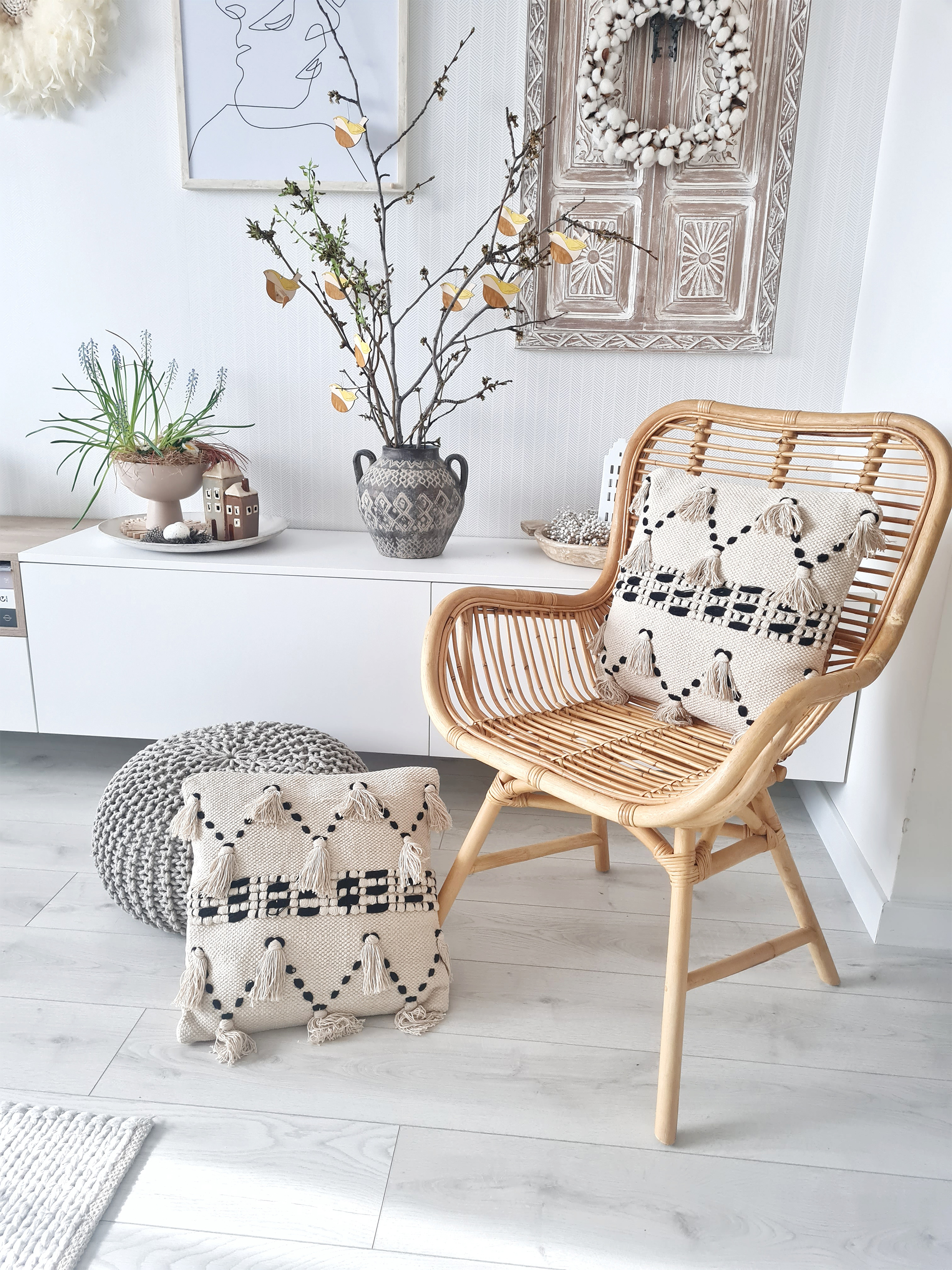 Rattan Accent Chair Natural TOGO_827482