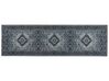 Teppich grau orientalisches Muster 60 x 200 cm Kurzflor VADKADAM_831365