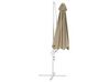 Cantilever Garden Parasol ⌀ 2.95 m Taupe and White SAVONA II_828591