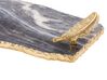 Marble Serving Tray Dark Grey and Gold ZOGRAFOU_910911