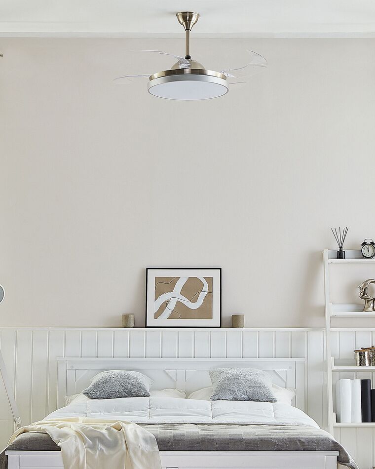 Ventilateur de plafond avec éclairage et télécommande Mirage