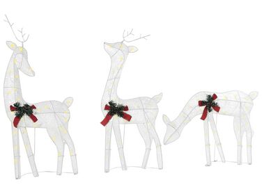 Outdoor LED Decoration Reindeers 92 cm White ANGELI