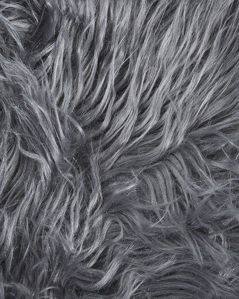 Tissu Fausse Fourrure Galets 3D Gris - 50 X 160 Cm - Oeko-Tex - Pour Couture Et Artisanat