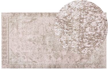 Dywan bawełniany 80 x 150 cm różowy MATARIM