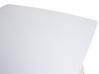 Mesa de comedor blanco/madera clara 150 x 90 cm SANTOS_675446
