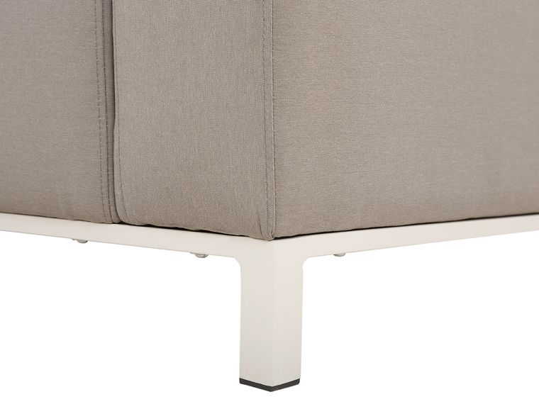 5 Seater Garden Corner Sofa Set Beige BELIZE Beliani.co.uk