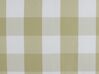 Dekokissen kariertes Muster hellgrün / weiß 40 x 60 cm 2er Set TAMNINE_902322