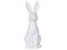 Figurine décorative lapin en céramique blanc 39 cm PAIMPOL_798626
