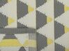 Outdoor Teppich grau-gelb 120 x 180 cm Dreieck Muster HISAR_766677