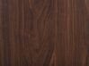 Sideboard dunkler Holzfarbton verschiebbare Türen PERTH_760369