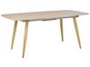 Matbord utdragbart 180 x 210 cm ljus träfärg HAGA_786564
