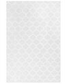 Vloerkleed polyester grijs 140 x 200 cm AKSU_739094