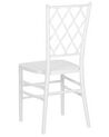 Set of 2 Dining Chairs White CLARION_782839