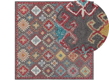 Vlněný koberec 200 x 200 cm vícebarevný FINIKE