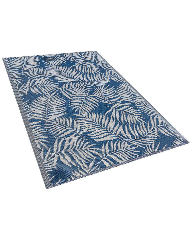 Alfombra azul marino/blanco 120 x 180 cm KOTA | Beliani.es